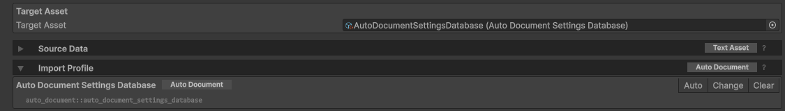 Import Profile field