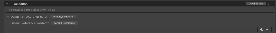 Validation field